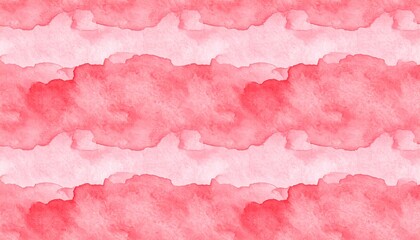 Obraz premium Seamless Red and Pink Watercolor Abstract Background