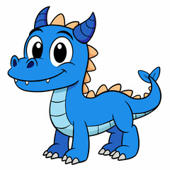 animal, cartoon, dog, vector, illustration, pet, puppy, mammal, fun, character, drawing, funny, cute, cat, isolated, baby, nature, dragon, happy, rhino, white, wild, art, dinosaur, zoo