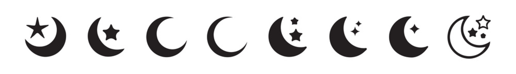 Obraz premium Boho Magic Hand Line Icons