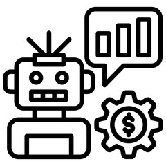 Financial Ai Bot Icon