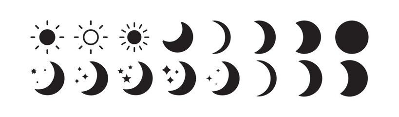 Cosmic Energy Symbol Icons