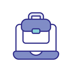 Portfolio icon vector 