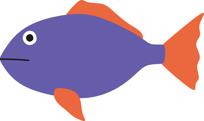 Fish Flat Illustration
