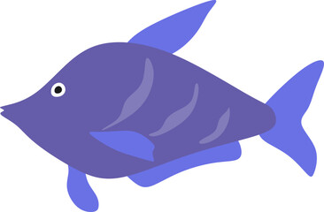 Fish Flat Illustration