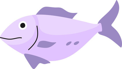 Fish Flat Illustration