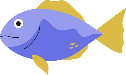 Fish Flat Illustration