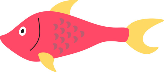 Fish Flat Illustration