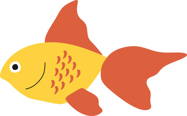 Fish Flat Illustration