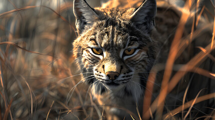Obraz premium Bobcat in nature