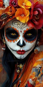 Catrinas Custom Halloween Clown Costume Mask for Women