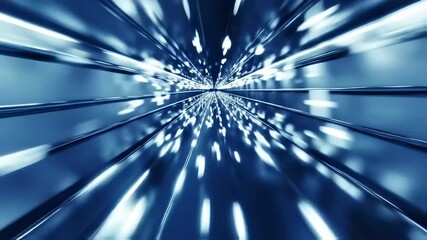 Abstract blue light speed motion background for futuristic technology themes