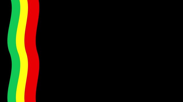 Juneteenth background illustration with fist up and copy space