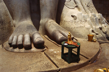 Statue of Bahubali, Shravanbelgola, Karnataka, India