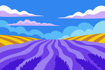 Obraz premium landscape with mountains and blue sky