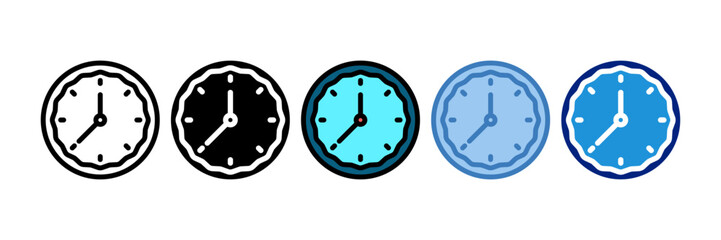 Clock Icon Element For Design