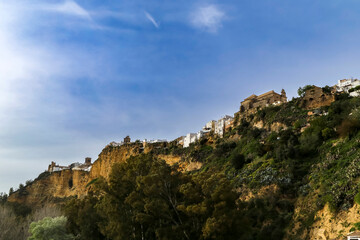 Arcos de la Frontera White Village on Cliffside, Andalusia, Spain