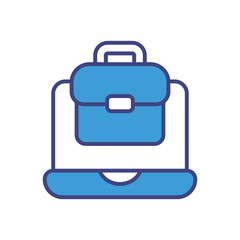 Portfolio icon vector 