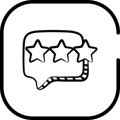 Testimonial or Review Icon