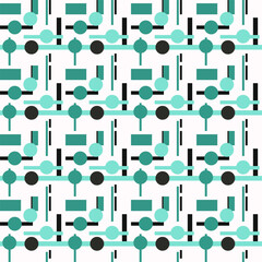 Retro style diagonal stripes and angular shapes. quilt blocks design, seamless repeating vector pattern, Abstract simple geometric background for fabric, textile design or interior decoration. colors