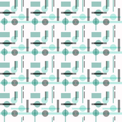 Retro style diagonal stripes and angular shapes. quilt blocks design, seamless repeating vector pattern, Abstract simple geometric background for fabric, textile design or interior decoration. colors