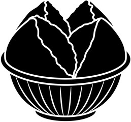 Fa gao,Taiwan's traditional sacrificial food silhouette vector illustration.
Chinese asian food fortune cake isolated.
Chinese new year food.
Steam sponge cake. 
Transparent background. SVG file.