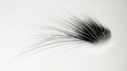Obraz premium Black and White Feather