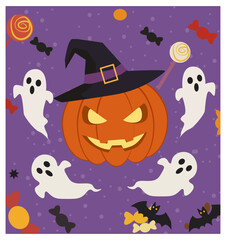 Fototapeta premium Happy Halloween2-03
