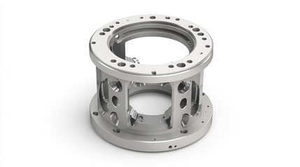 Naklejka premium Wheel bearing hub assembly placed slightly angled for full detail