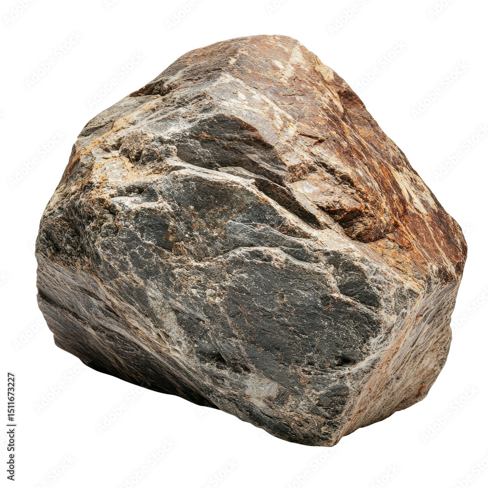 Poster rock with rough texture displaying natural colors and patterns found in a geological study or outdoo