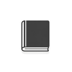 Closed Book Icon with Simple Design.