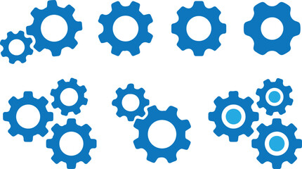 Precision Gear Icon Design – Modern Cogwheel Symbol for Settings, Tools & Interfaces
