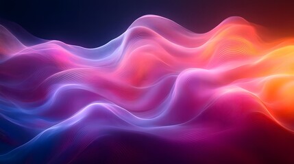 Fototapeta premium abstract background with wavy lines and colors