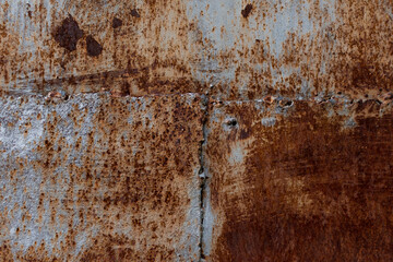 Rust, Grungy rusty metal texture, Rusted metal background