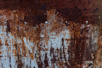 Rust, Grungy rusty metal texture, Rusted metal background
