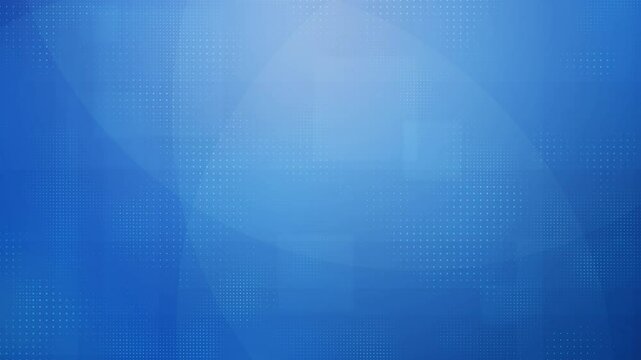 Slow motion loopable blue gradient animation background with subtle grid pattern and smooth flowing and rotating translucent geometric shapes - modern high-tech futuristic backdrop