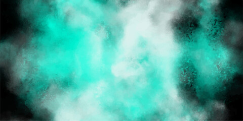 Abstract watercolor background with teal and black shades for creative designs and artistic projects