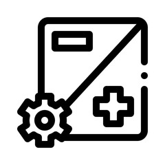 Exposure Control line icon