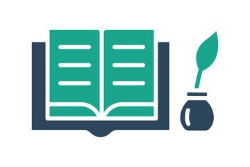 Story icon. solid icon style. icon related to branding. business elements vector illustration