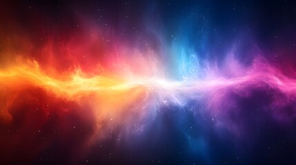 Fototapeta premium a close up of a colorful galaxy with stars and a bright light