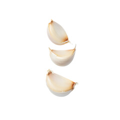 Fresh Peeled Garlic Cloves with Natural Texture on Dark Surface for Culinary and Healthy Cooking Photography