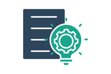 Concept icon. solid icon style. icon related to brand. business elements vector illustration