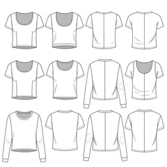 Naklejka premium Cropped Canvas: A Style Blueprint