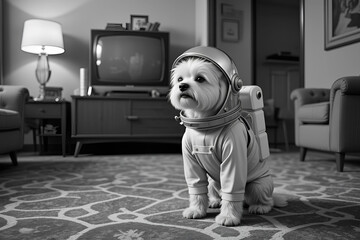 little boy and his dog
