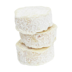 French goat cheese (Picodon, rigotte, crottin) / transparent background