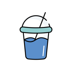 Juice vector icon stock illustration 