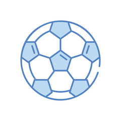 Football vector icon stock illustration