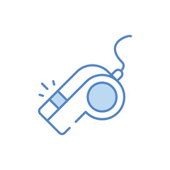 Whistle vector icon stock illustration 