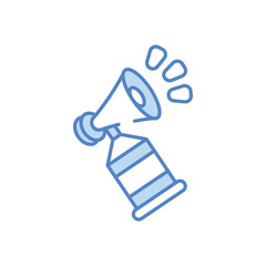 Air Horn vector icon stock illustration 