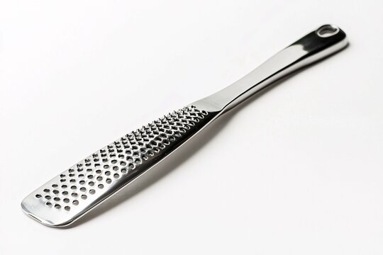 A polished stainless steel cocktail shaker on a white background, highlighting its sleek design as an essential tool for home bartenders and mixologists.