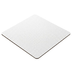 White Square Coaster Mockup Clean, Simple Design for Branding and Mockups